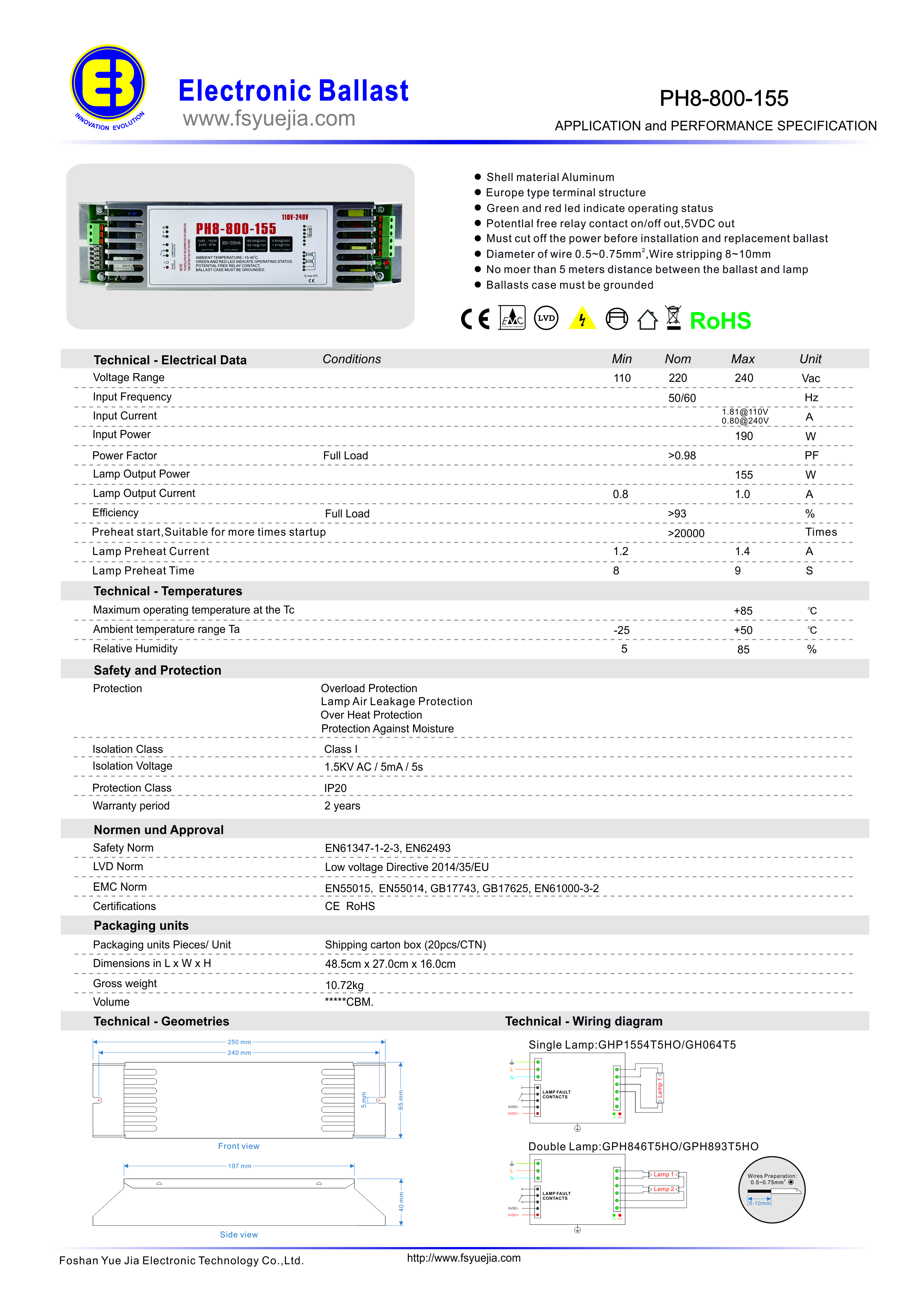PH8-800-155 A1.0