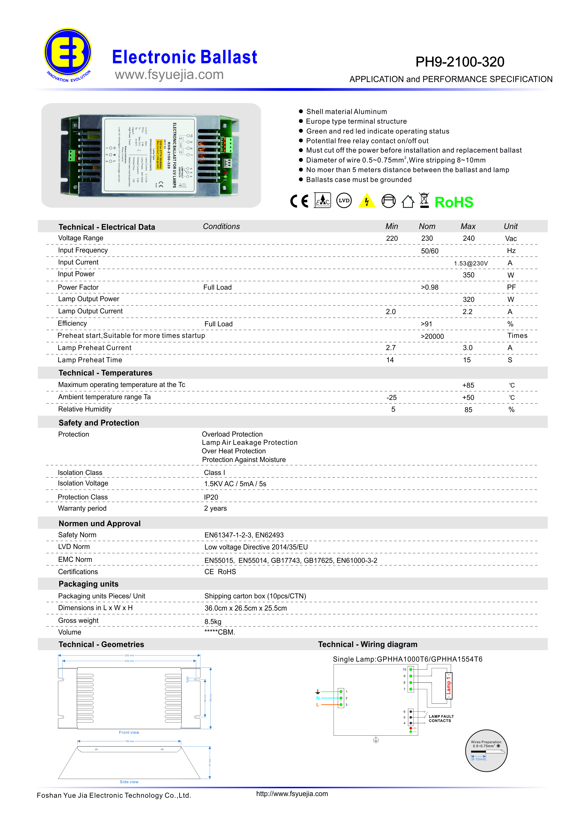 PH9-2100-320 A1.0