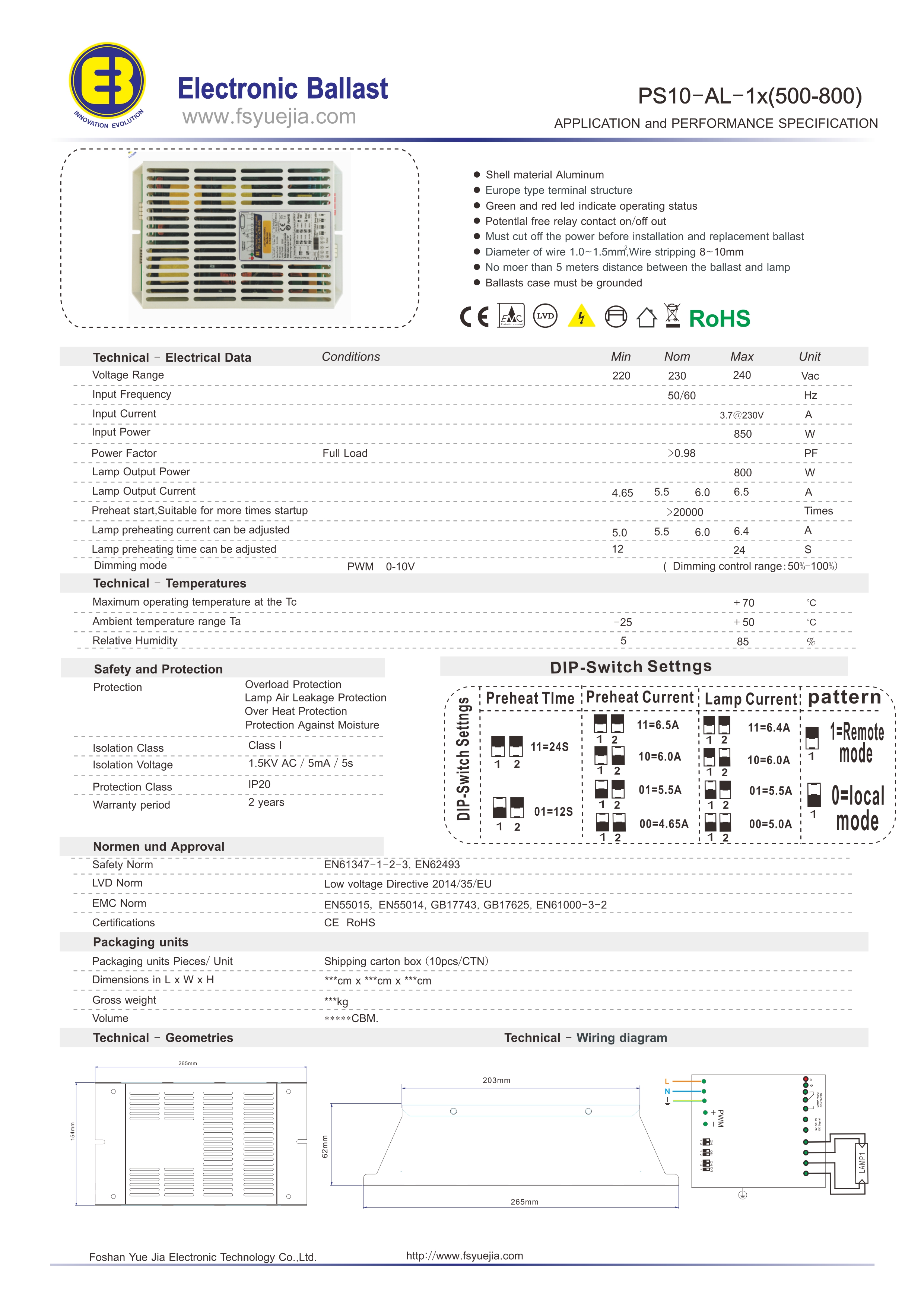 PS10-AL-1x(500-800)- A1.1 