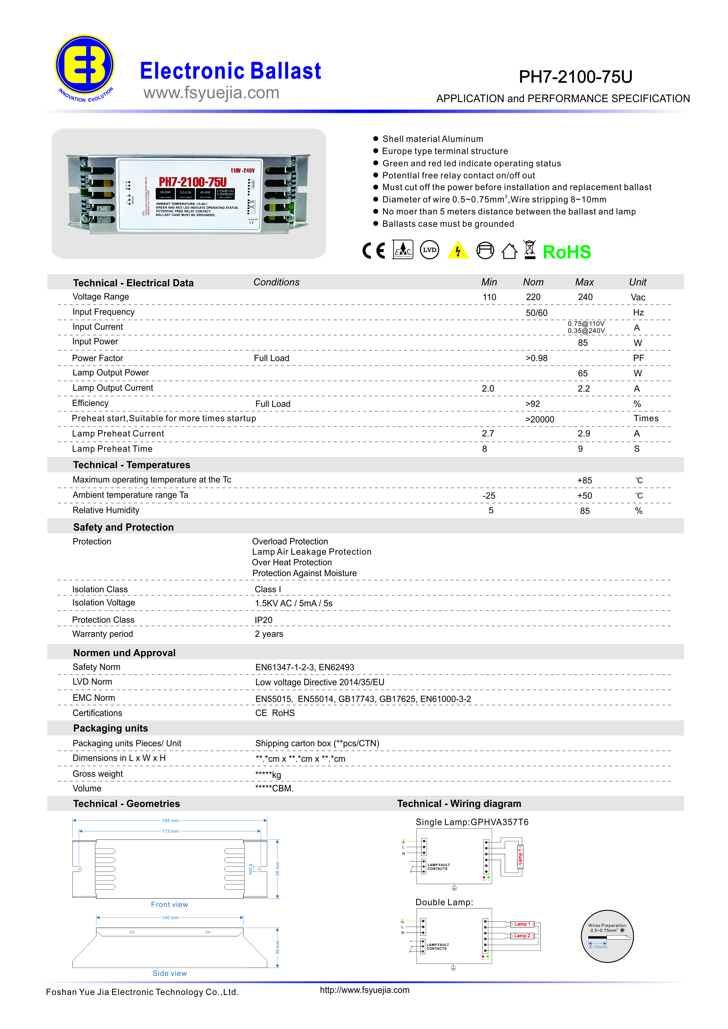 PH7-2100-75U A1.0