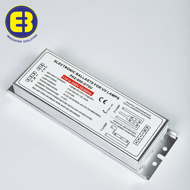 thumbnail interactive-video image 1 of TEPRO PH2-800-2/75U Electronic Ballast For Germicidal UV Lamps - 110V/240V, 1 Or 2 Lamp 1 of 5